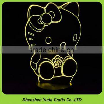 Cute Hello Kitty Night Light Wih USB Cable, Fantastic Lamp Bedroom Table Lamp