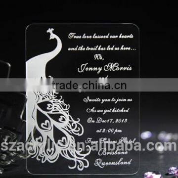 acrylic wedding invitation cards wholesale