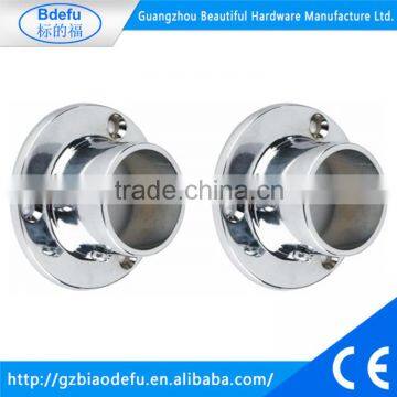 chrome finish thick flange ,25mm round clamps