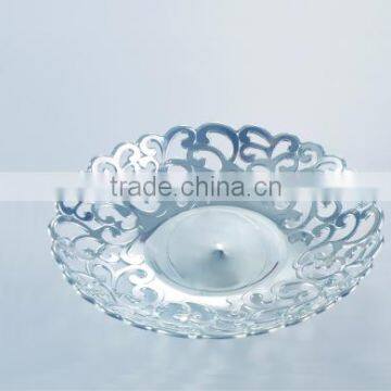 European style oval hollow out gold/silver main Product electroplate