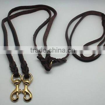 Two Dog Leashes Genuine Leather Leash photo-2