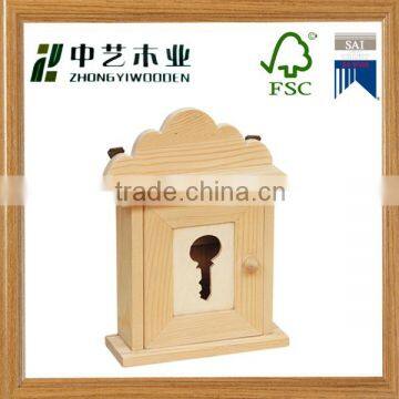 Wall decoration hanging cute antique imitation customized wooden key storage box