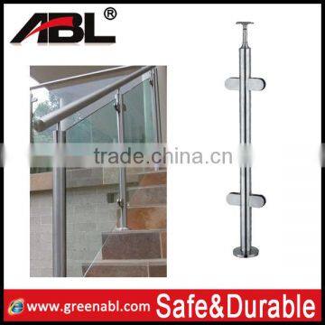 Grade-looking Sus 304stainless Steel Balustrade Handrail Upright Post