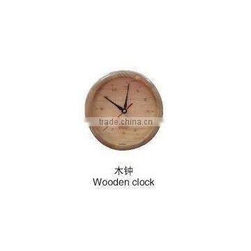 Sauna wooden clock