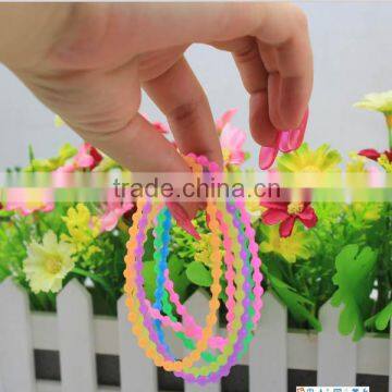 Colorful Silicone Bead Bracelet With Customized Style