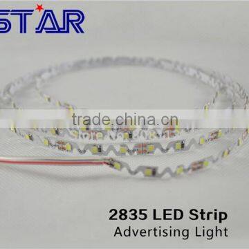 S-Shape! 1M LED Strip Light 0.1W/0.2W 2835 72leds/m 12V LED Tape for LED Channel Letters Illuminated Sign