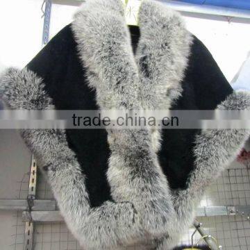 MK002 new style mink fur shawl