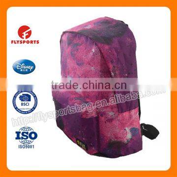 Factory Wholesale Custom Printed 210D/PVC Polyester School Backpack Bag photo-4