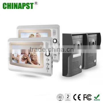 New arrival LCD monitor color door phone multi apartment intercom video door entry systems PST-VD972C