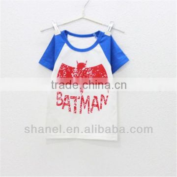 New factory of 2015 baby clothes the boy girl's short sleeve T-shirt red Tee