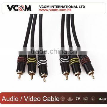 2015 Top Selling RCA Cable 1.8m 3RCA Jacks to 3RCA Jacks photo-2