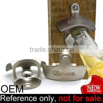 cheap bar instrument custom logo iron beer wall mount bottle openers