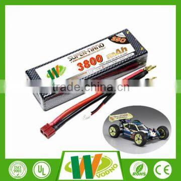 11.1V 3800mAh RC battery,lipo battery pack for car model