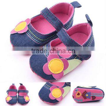 New design baby flower dress shoes children soft sole shoes wholesale baby sheos