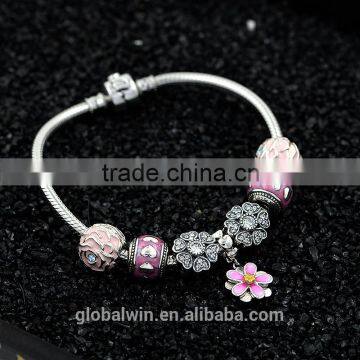 Factory Direct Supply Silver Charm S925 Pinenut Silver Bead Safety Chain Fit for All Brand European Bracelet A017 photo-6