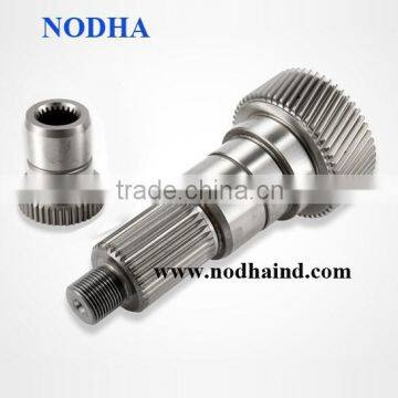 Helical gear shaft, internal spline shaft, agriculture machinery shaft