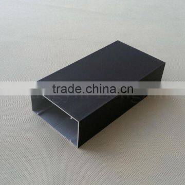 black anodized aluminium pipe
