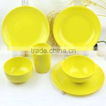 melamine factory colorful melamine dinner set