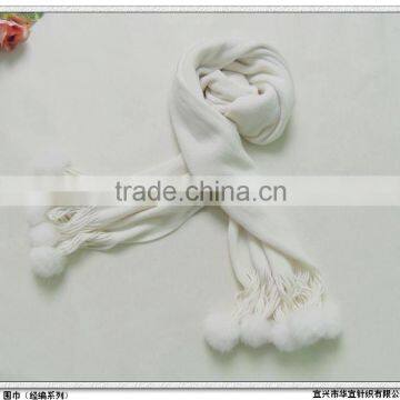 Adult Winter Colors Acrylic Warp Knitting Scarf Js344 photo-2