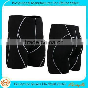 New style fashion dry fit custom compression shorts for men