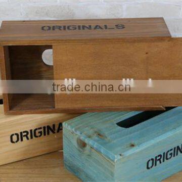 Dining Room Paper Wood Box,living Room Paper Box,pine Paper Extraction Box