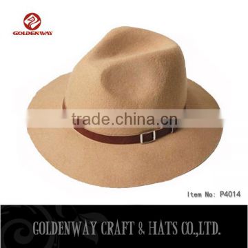 Wholesale Women Wool Fedora Hats Men Felt Winter Hat Fashion Designer Autumn Trilby Caps Womens Spring