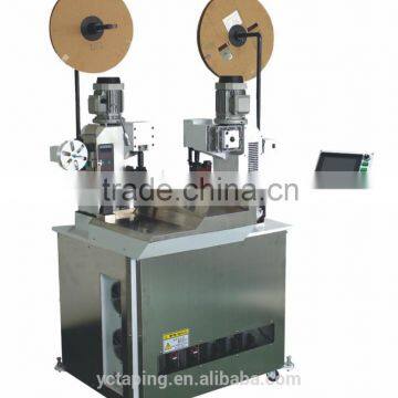 Automatic wire stripping and crimping machine