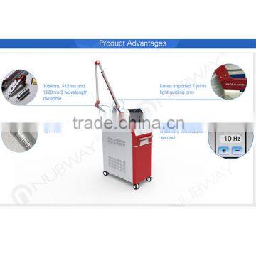 Gentle Yag Laser 1064nm / 532nm Q-switch nd Yag Laser Tattoo Machine photo-3