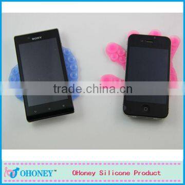 Wholesales fashional double side silicone sucker, silicon phone sucker, silicone sucking phone stand/cell phone accessory