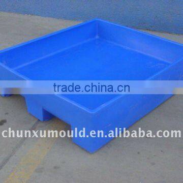 roto molding plastic pallet, spill pallet, made of PE