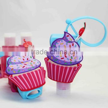 29/30 ml Silicone Hand Sanitizer Holder with cake shape