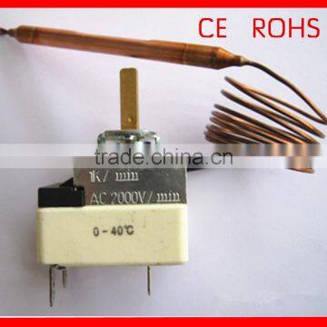 bimetal thermostat Liquid expansion temperature controller Type T cylinder washing machine, electrical boiler