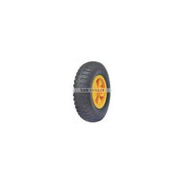 pu foam wheels with plastic rim / pu foam wheel 13 inch / 16" pu foam wheel