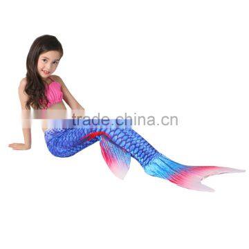 Girls Princess Costume Swimmable Mermaid Tail With Monofin