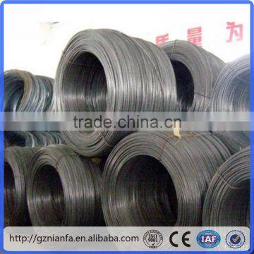 Best Price Q195 6mm Black Iron Wire Unannealed Iron Wire for Nails(Guangzhou Factory)