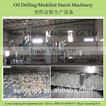 Modified corn maize starch plant/machinery