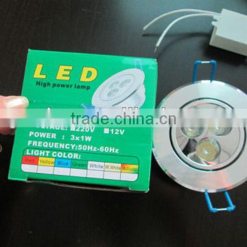 1W Hight power led ceiling panel light