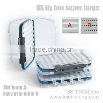 double sided clear lids waterproof fly box