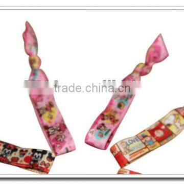 fashion custom print hairtie