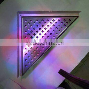 led triangle high quality shower drain