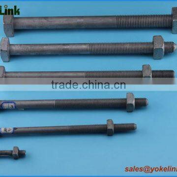 ANSI C135.1 HDG Square Head Bolt for Pole Line Accessory photo-3