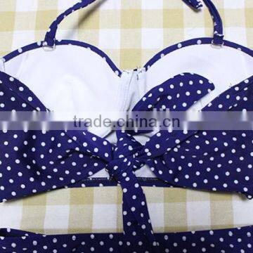 2016 New Arrival Wave Retro High Waist Bikini photo-6