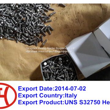 UNS S32750 Hex bolts