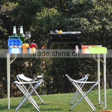 outdoor folding table and chair