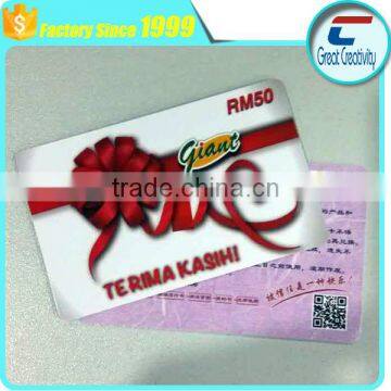 Nice Printing Plastic Gift Card, Super Market Loyalty Card photo-2