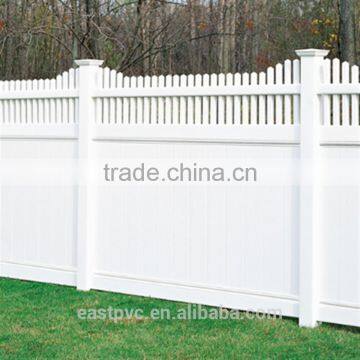 PVC Picket Privacy Fence/UV Proof Lifetime Using Fence photo-2
