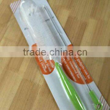 Plastic Coated Wire Bottle Brush With Blister