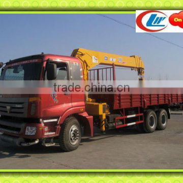 Top design Foton 8x4 Crane Truck with 15 Tons crane,truck with loading crane