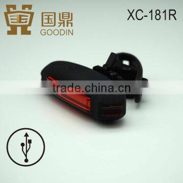 COB Red LED Bicycle Rear Light,usb Rechargeable,silicon Bicycle Light photo-2
