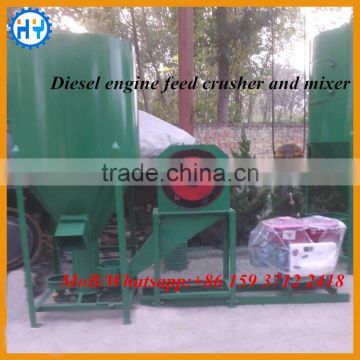 Diesel engine Poultry feed grinding machine